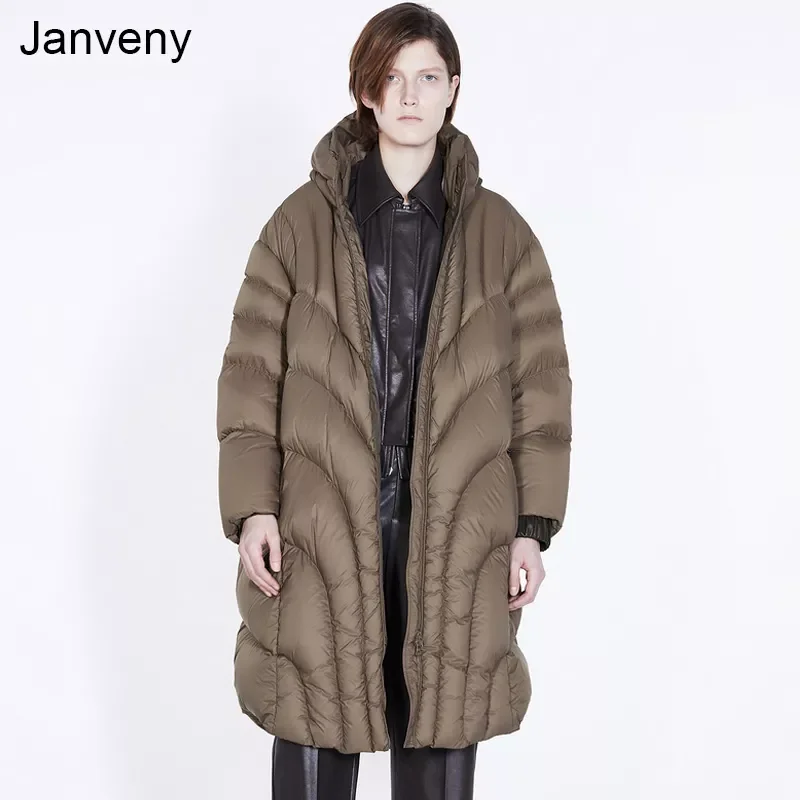 

New2022 2021 Newest Casual Loose Solid Duck Down Coat Women Winter Hooded Long Sleeve Midi And Short Puffer Lightweight Jacket