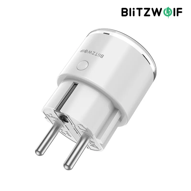 BlitzWolf BW-SHP6 Pro 15A 3450W WiFi Smart Plug Wireless Power Socket Outlet Energy Monitoring No Hub App Remote Control