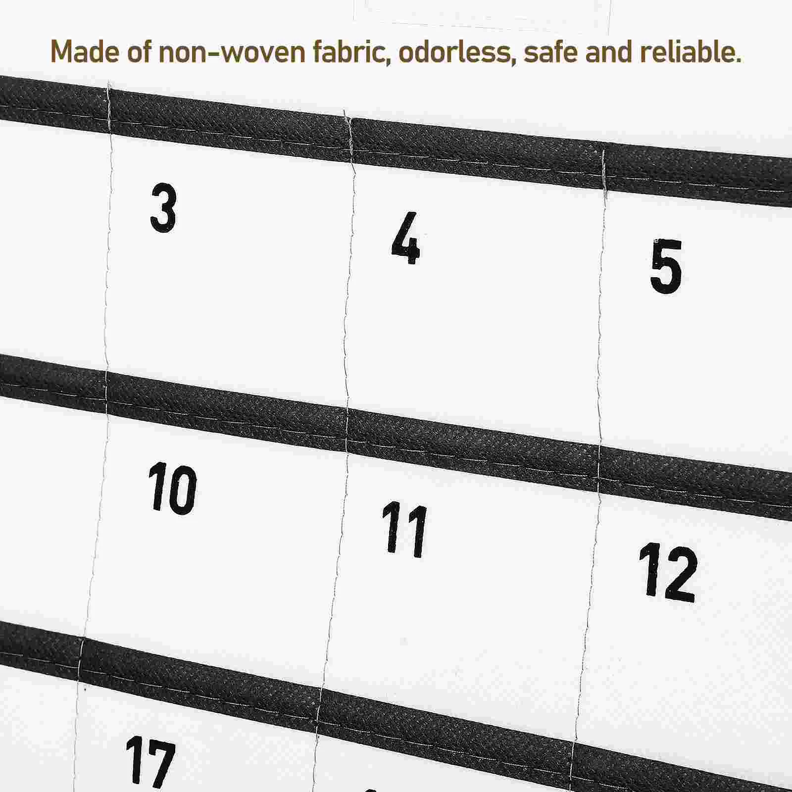 Настенная сумка для хранения календаря подвесной карман магнитная корзины на