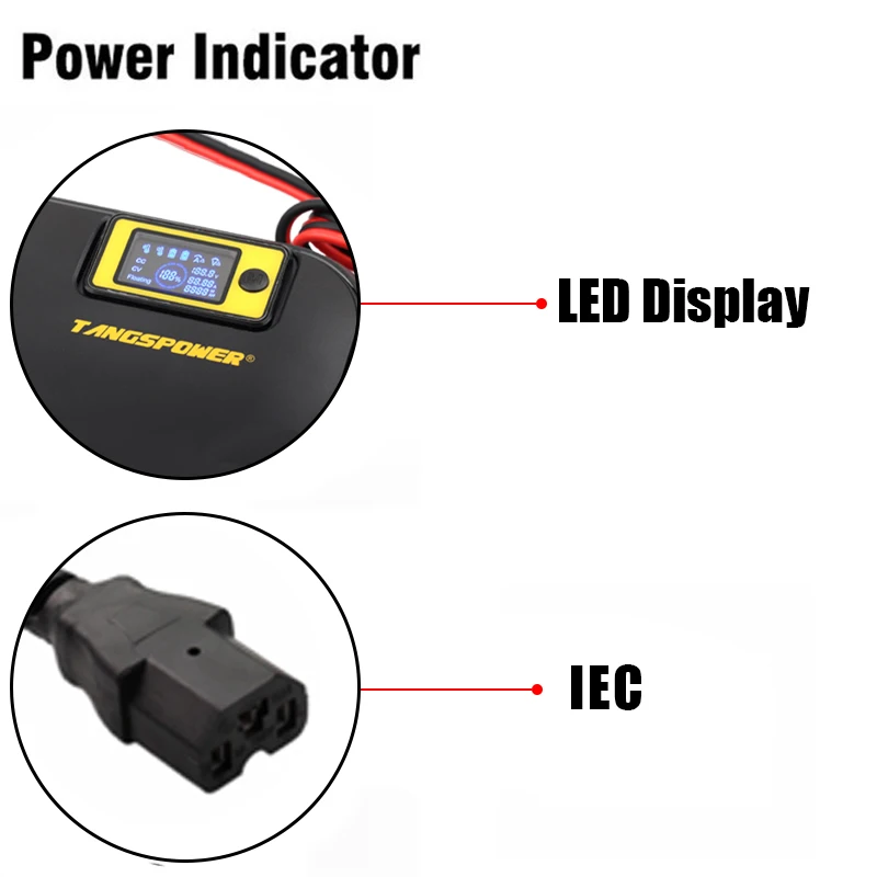 Умное зарядное устройство для литиевой батареи 84 В 8 А литий-ионного аккумулятора