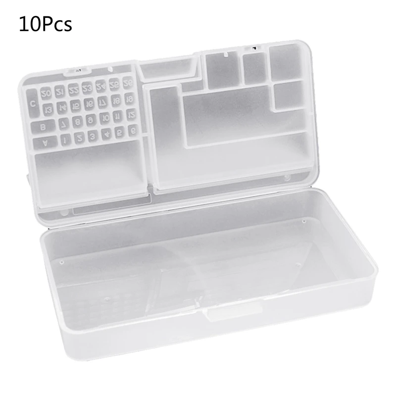 

N0HB 10Pcs/Lot Storage Box for phone LCD Screen Motherboard IC Chips Screw