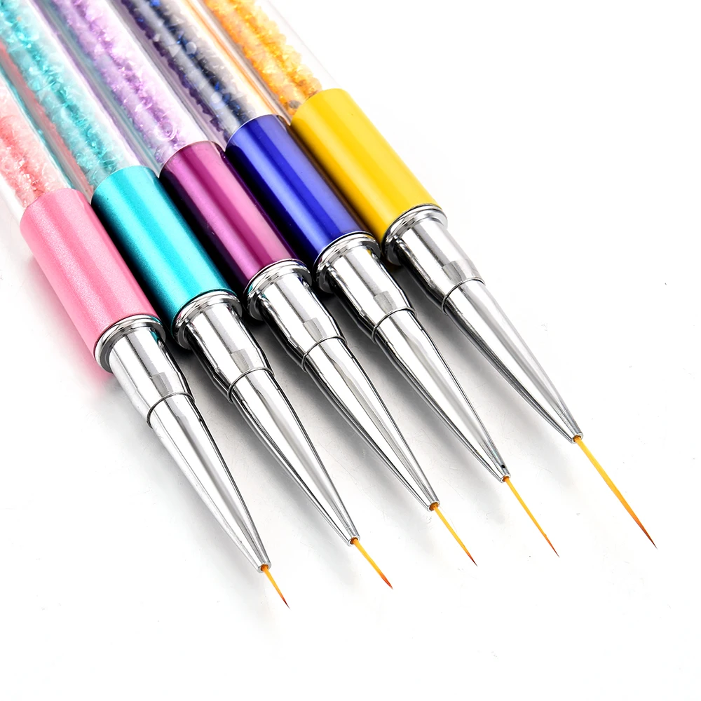 

1PC Nail Art Brush Nail Polish UV Gel Gradient Painting Pen French Lines Stripes Grid Drawing Liner Manicure DIY Varnishes Tools