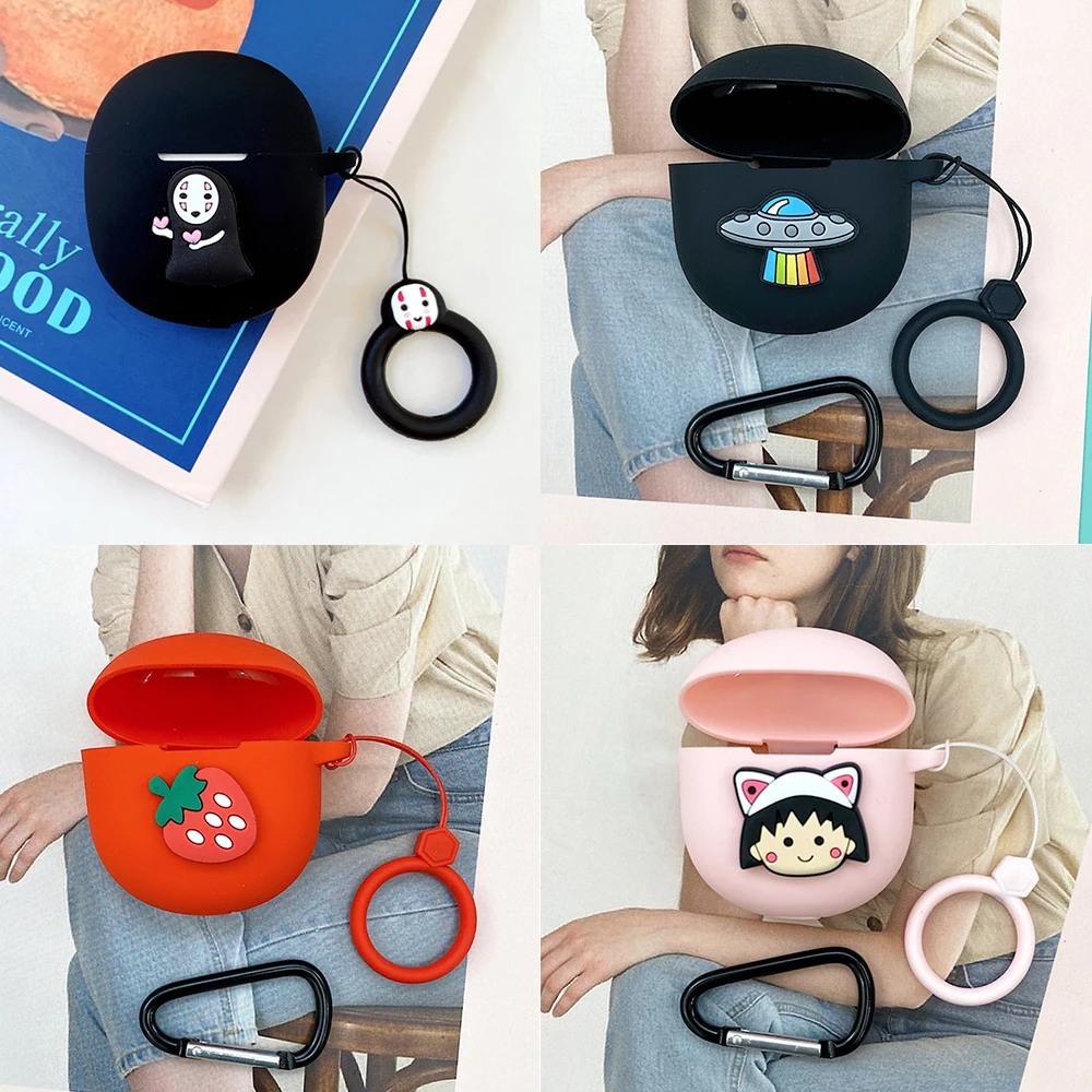 

Cute Silicone Cover for VIVO TWS Neo Case Bluetooth Earphone Case Fruit Cartoon Wireless Headphones Box Shockproof Silicone Bag