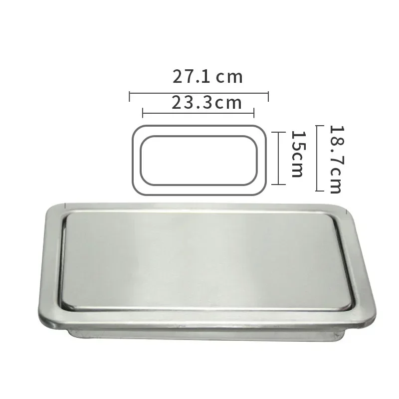 

Нержавеющая сталь, встраиваемая крышка с откидной крышкой, крышка для мусора, мусорное ведро, кухонная столешница