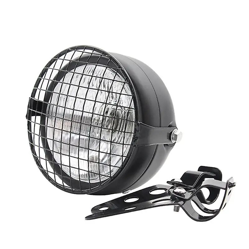 

Motorcycle Universal 35w 6.5 Inch Headlight With Grille + Bracket Kit
