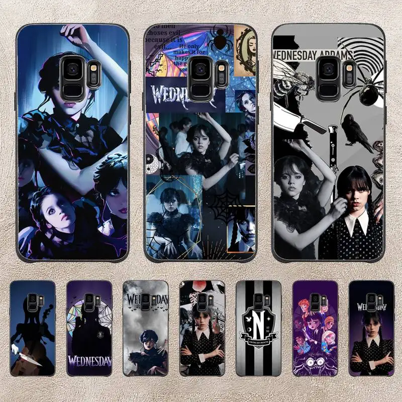 

Wednesday Addams Family Tv Show Phone Case For Samsung Note 8 9 10 20 Case For Note10Pro 10lite 20ultra M20 M31 Funda Case