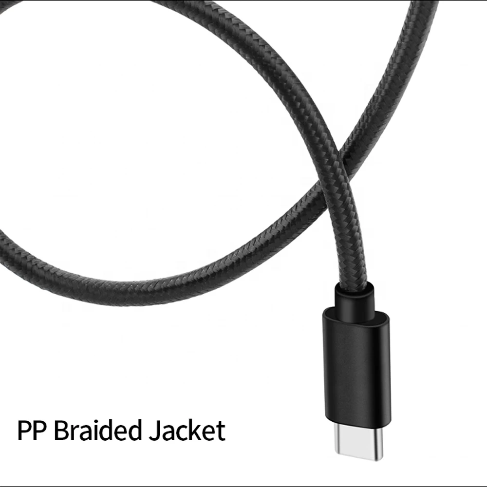 Кабель USB Type-C 3A для быстрой зарядки Женский плетеный кабель Samsung Galaxy S10 S9 S8 S20 Plus A51