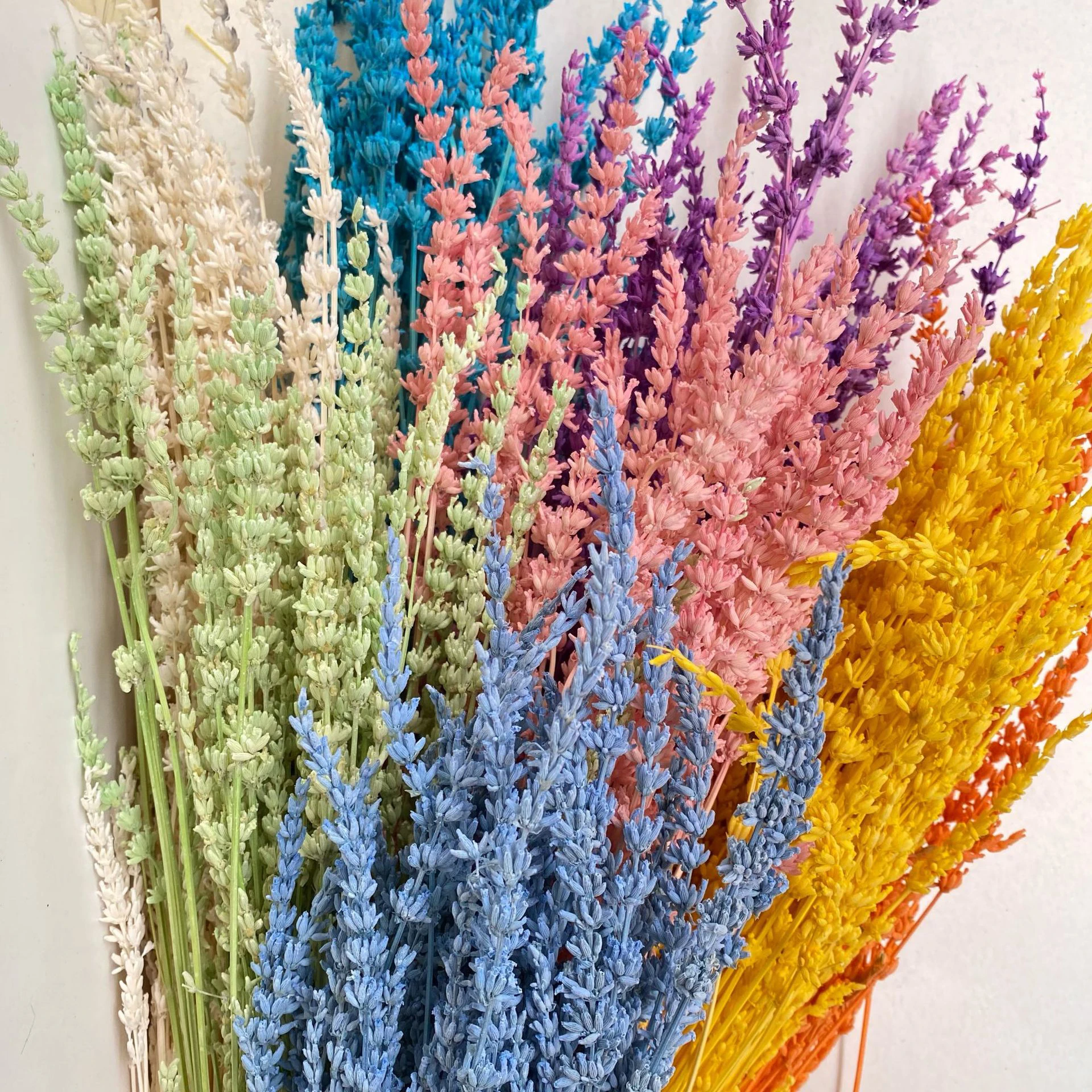 

50g/About 50PCS,40CM Real Natural Dried Lavender Flowers,Preserved Lavender Bouquet For Home Decor Wedding Flower Arrangement