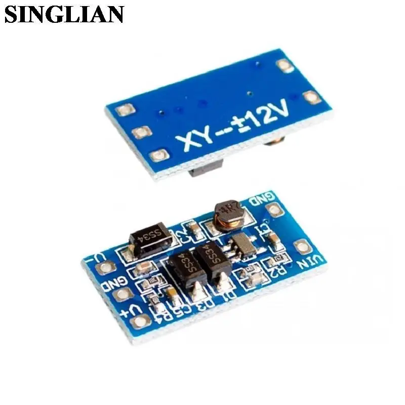 

10PCS DC Power Module 2.8V-5.5V Input +/- 12V Output 5V Turn +/- 12V DC-DC Converter Board Power Supply Moudle