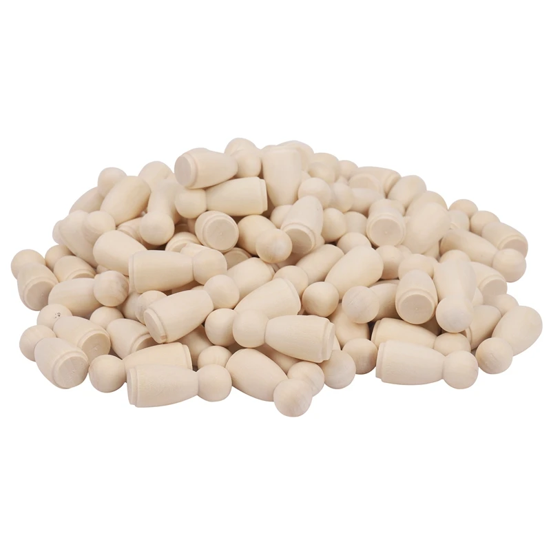 

Колышки для девочек 100 шт./лот, колышки для кукол 1,35 дюйма, твердая искусственная твердая древесина, готов для краски или пятен, деревянные лю...