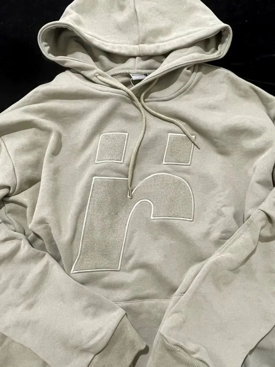 

Heavyweight hooded sweatshirt for women loose American retro patch embroidered pure lust style high end hoodie top hoodies women