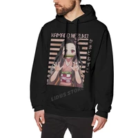 japan kamado nezuko demon slayer hoodie sweatshirts harajuku creativity 100 cotton streetwear hoodies