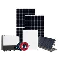 complete set solar energy system 10000w hybrid solar system 3kw 5kw 8kw 10kw solar power system for home