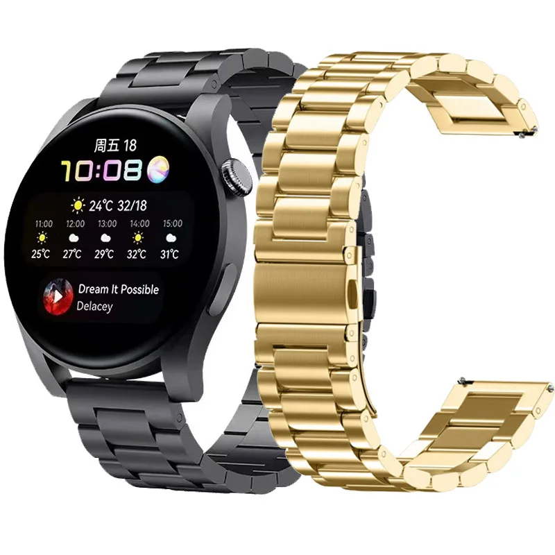 

Stainless Steel Strap For Huawei Watch GT 3 Pro 46mm 43mm 42mm Bracelet