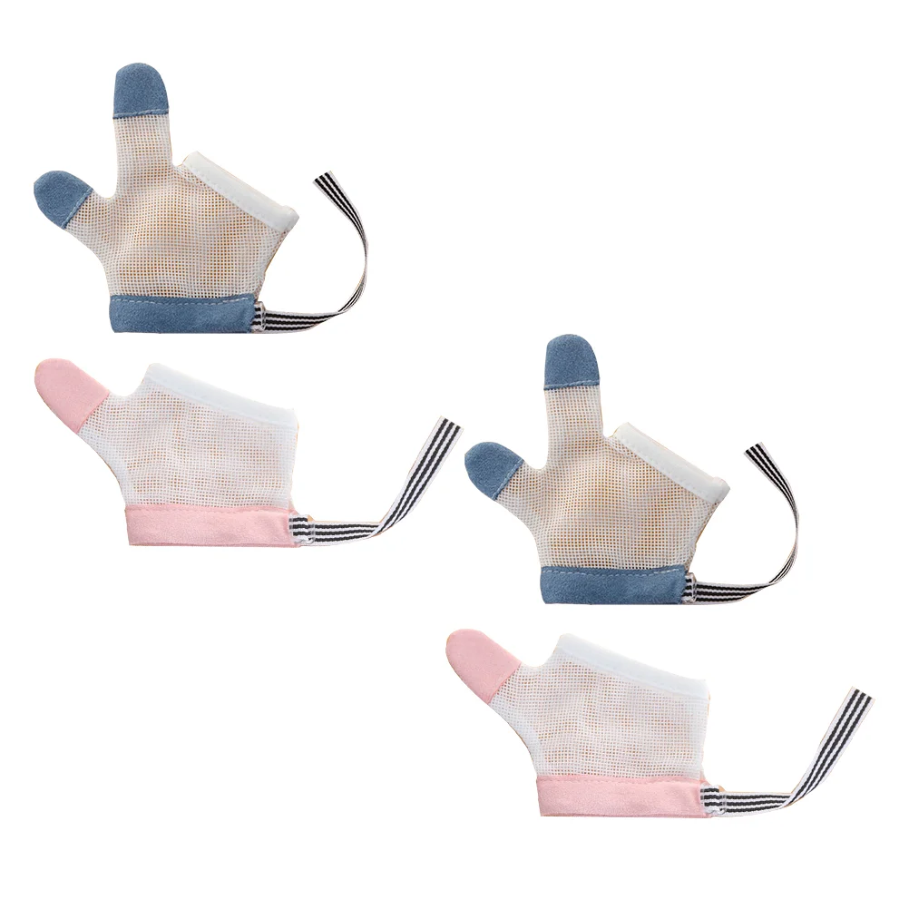 

Sucking Thumb Stop Baby Finger Glove Gloves Guardinfant Kids Prevention Breathable Sucker Hand Protector Eating Fabric Anti Kit
