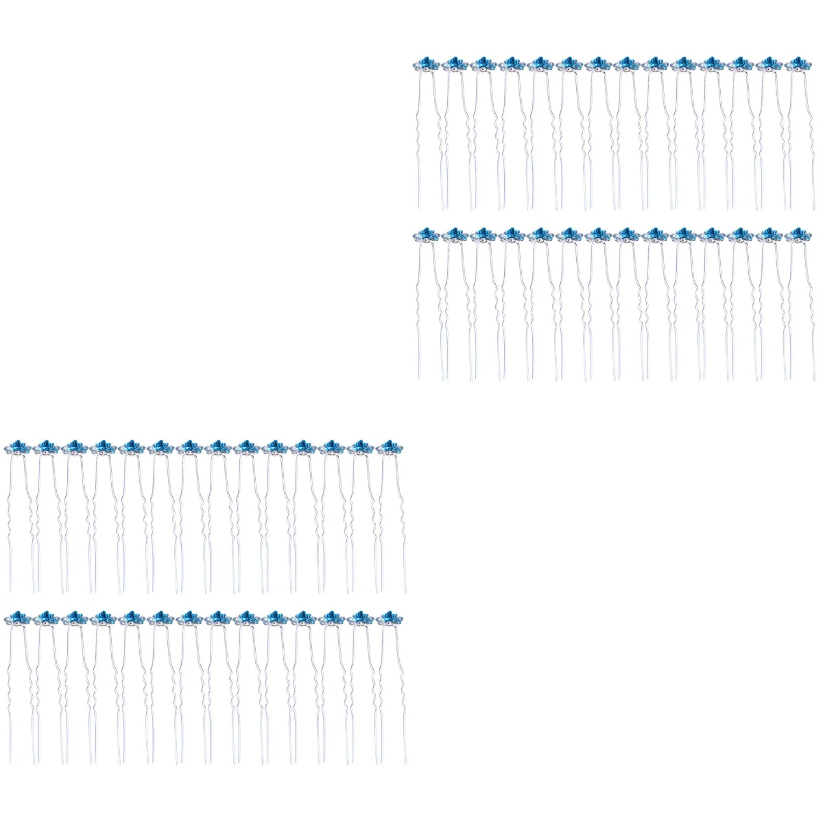 

Rose Hairpin Rhinestone Hairpins Wedding Hairstyles Accessories Women Clips Decor Buns Headband