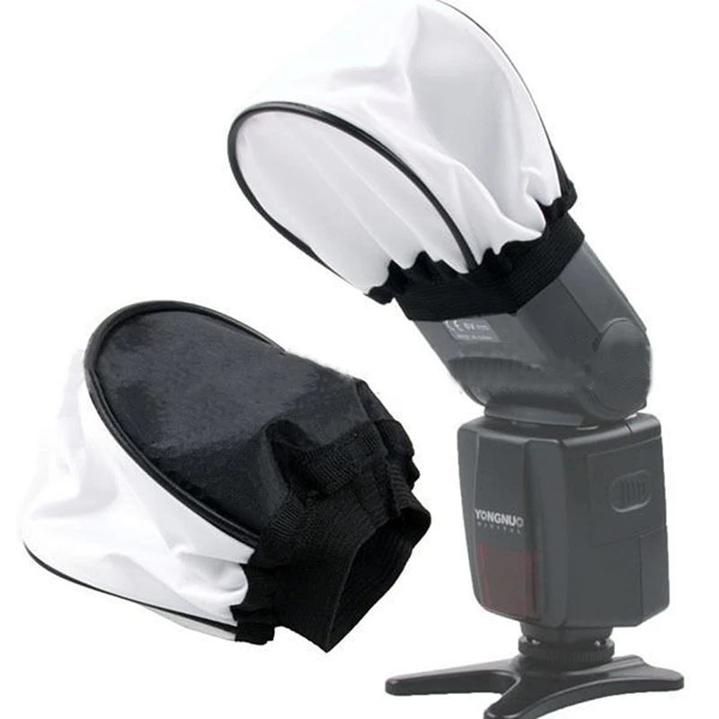 

Universal Soft Camera Flash Diffuser Softbox For Speedlight Reflective Cover