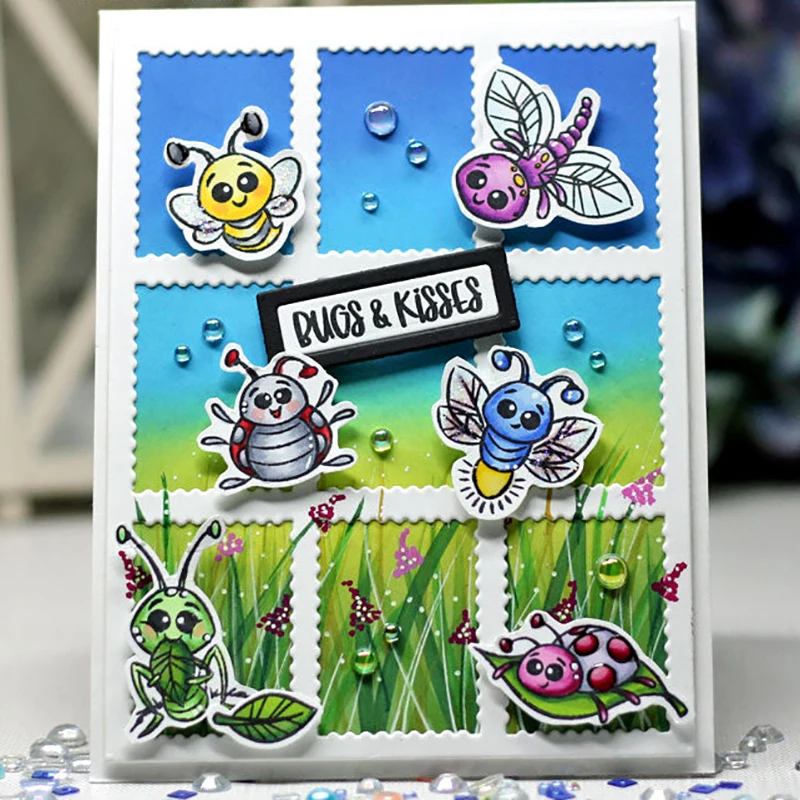 Новинка 2021 штамп в виде пчелы и улитки милые прозрачные штампы для вечеринки с