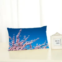 cherry blossoms throw pillowcases polyester home decor pillowcases throw pillow case