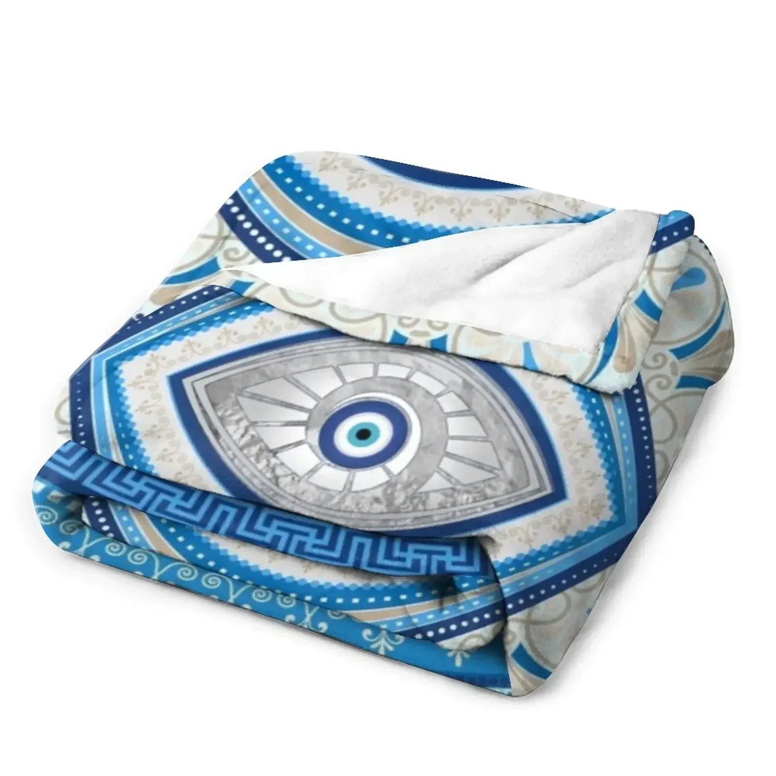 Греческий Мати Матаки - греческий орнамент от сглаза одеяло для дивана идеи