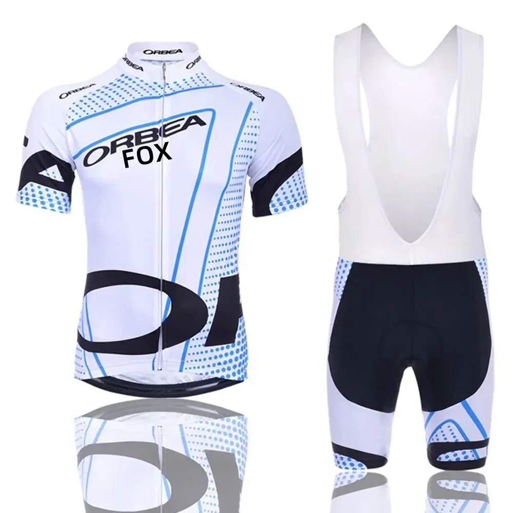 

Мужской комплект одежды ORBEAFOX из Джерси с коротким рукавом, летняя дышащая одежда для горных велосипедов, одежда для велоспорта, комплект униформы 2024