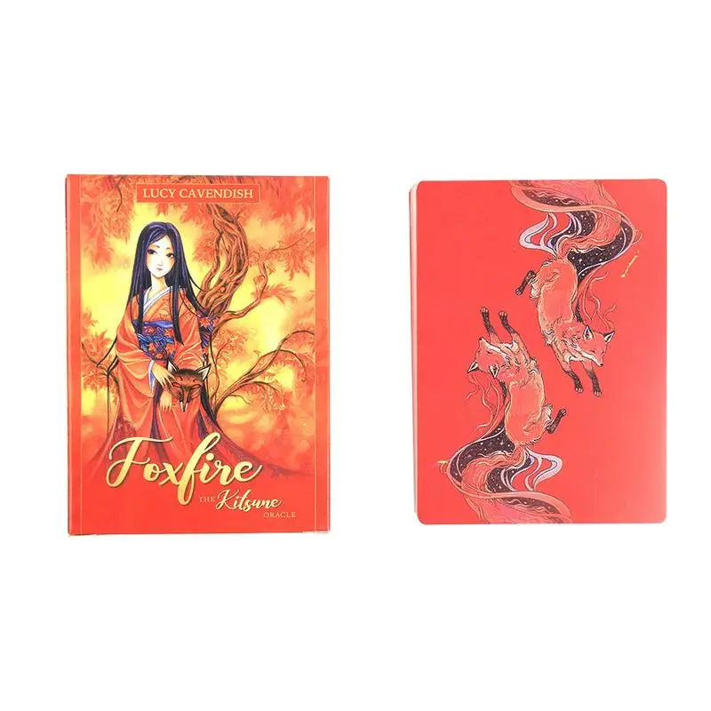 

Tarot Cards The Kitsune Mysterious Full English Divination Fate Game Board Oracle Cards Deck Board Game Moonology