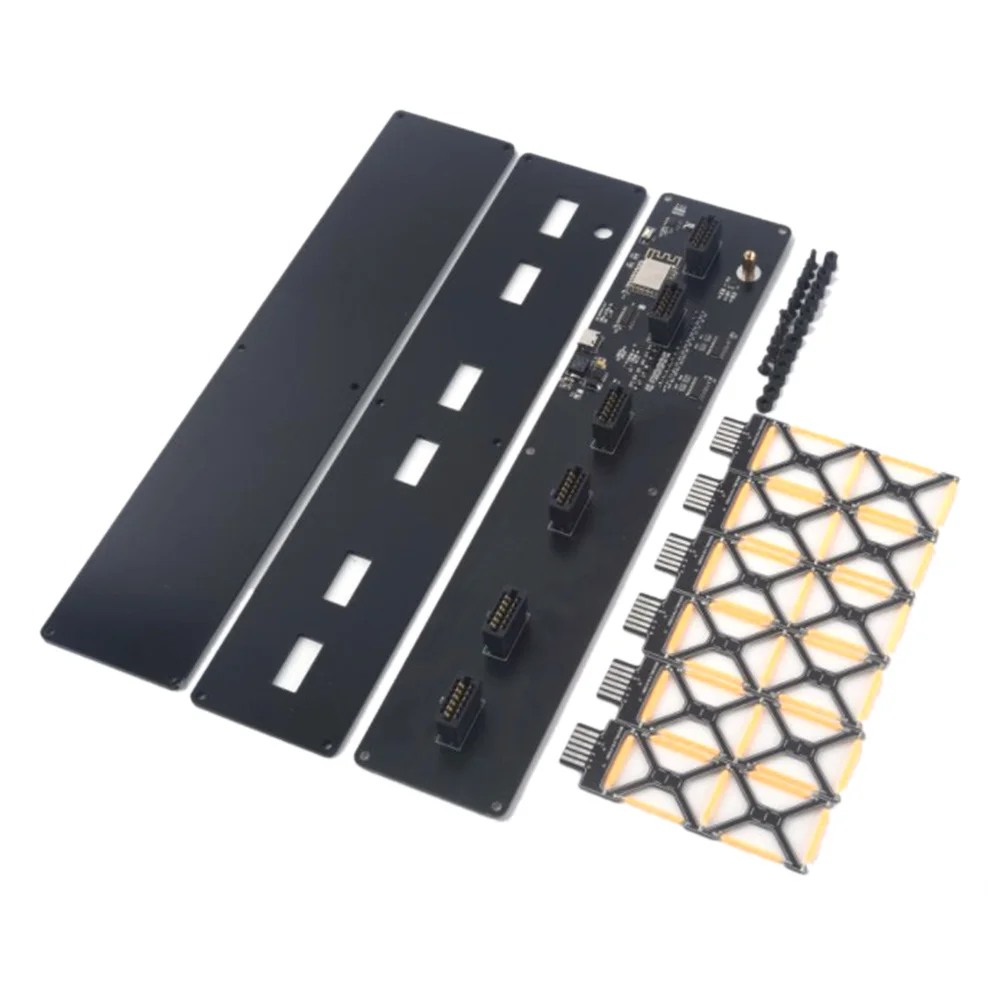 

Clock, LED Pseudo-Glow Tube Clock DIY Kit, LED Desktop Creative Clock, LED Desktop Creative Decoration