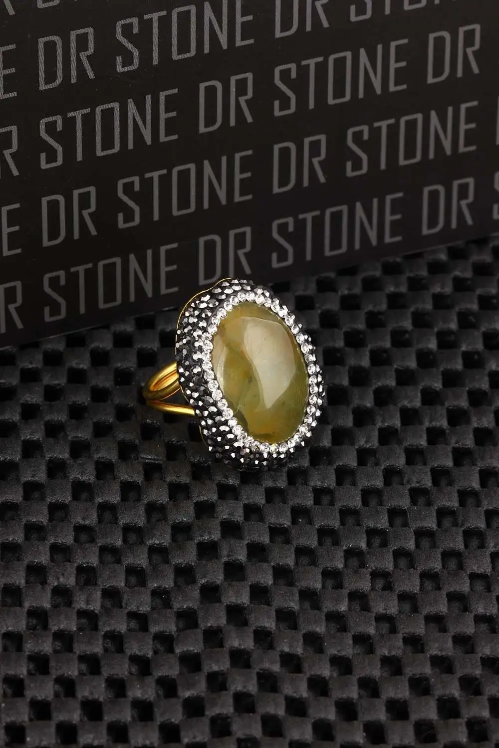 

Natural stone Women 'S Agate Stone Gold Plated Ring X20Ar506