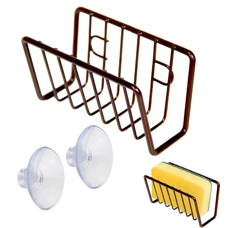 

Sponge Drain Drying Rack Sink Holder Drain Rack For Dishcloth Punch Free Kitchen Cleaning Storage Shelf Cleaning Rack Supplies