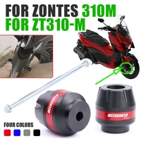 for zontes zt310 m zt310m zt 310 m zt 310m motorcycle accessories axle cover cap front fork cup slider protection wheel guard