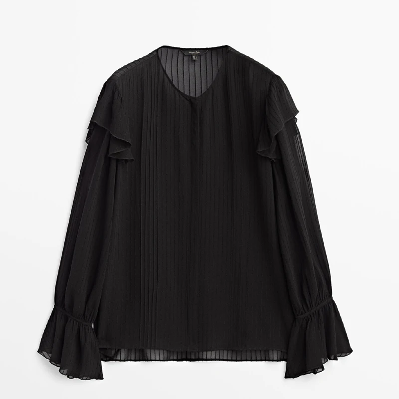 Рисунок 2 - Женская текстурная черная Повседневная