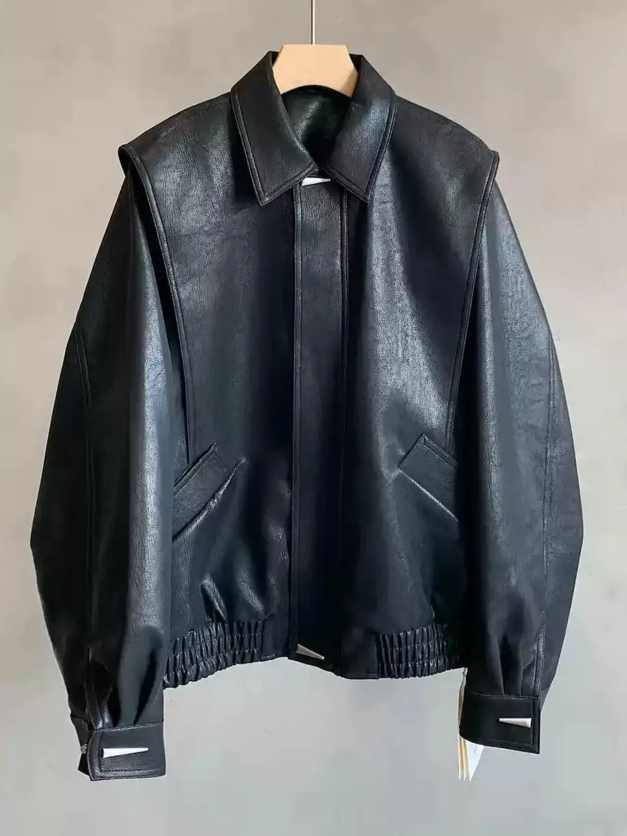 Twstudio осенне-зимнее новое пальто из искусственной кожи верхняя одежда