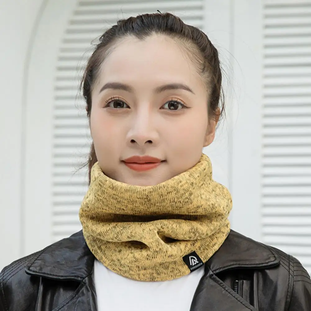 Шарф унисекс однотонный шарф зимний плюшевый мужской с подкладкой буквенным