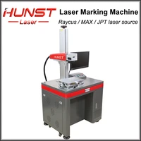 hunst 20w 30w 50w 100w fiber laser marking machine raycus max jpt for engraving and cutting gold silver metal nameplates