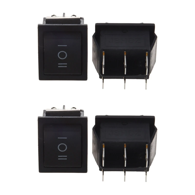 

4 шт. 6-контактный DPDT ВКЛ./ВЫКЛ. 3-позиционный кнопочный переключатель 15 а/250 В 20 А/125 В переменного тока