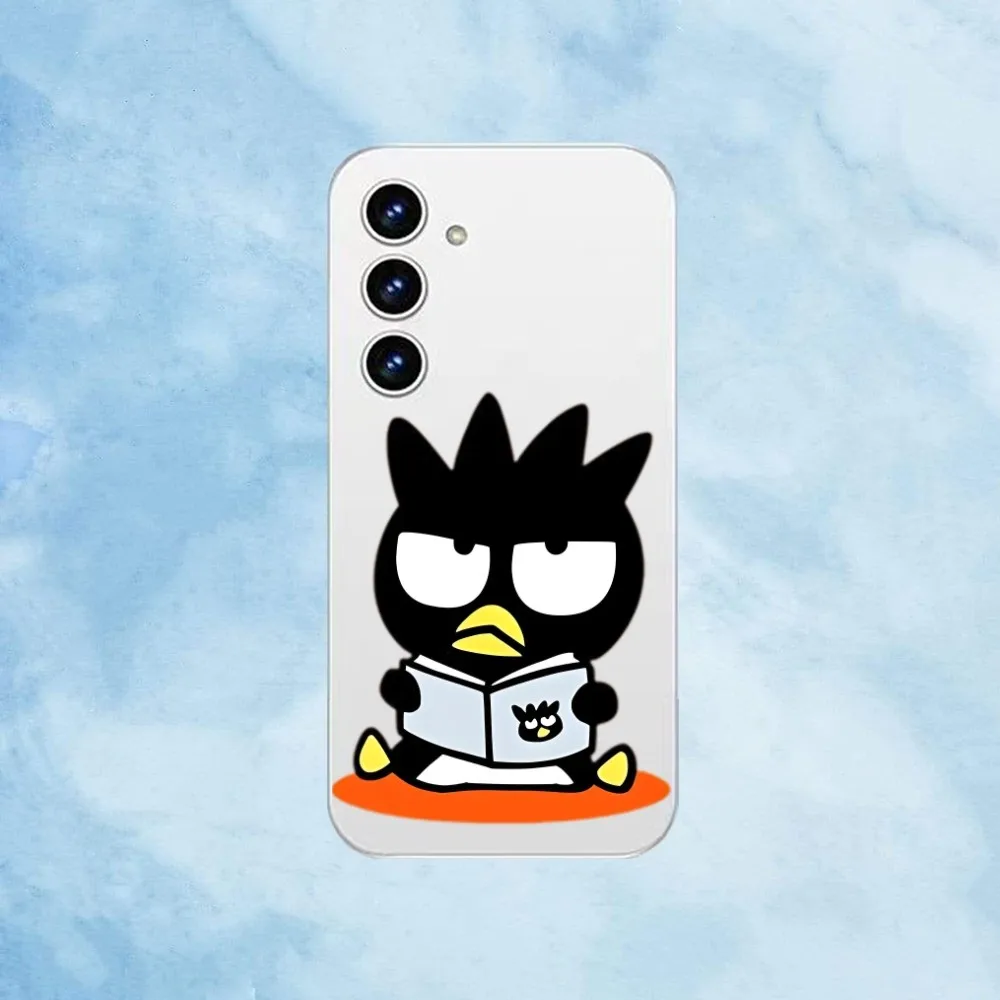 S-Sario Bad B-badtz Maru Phone Case For Samsung Galaxy A52 A12 A51 S21 Edge S22ULTRA S23 S20LITE Plus Ultra Transparent Cover