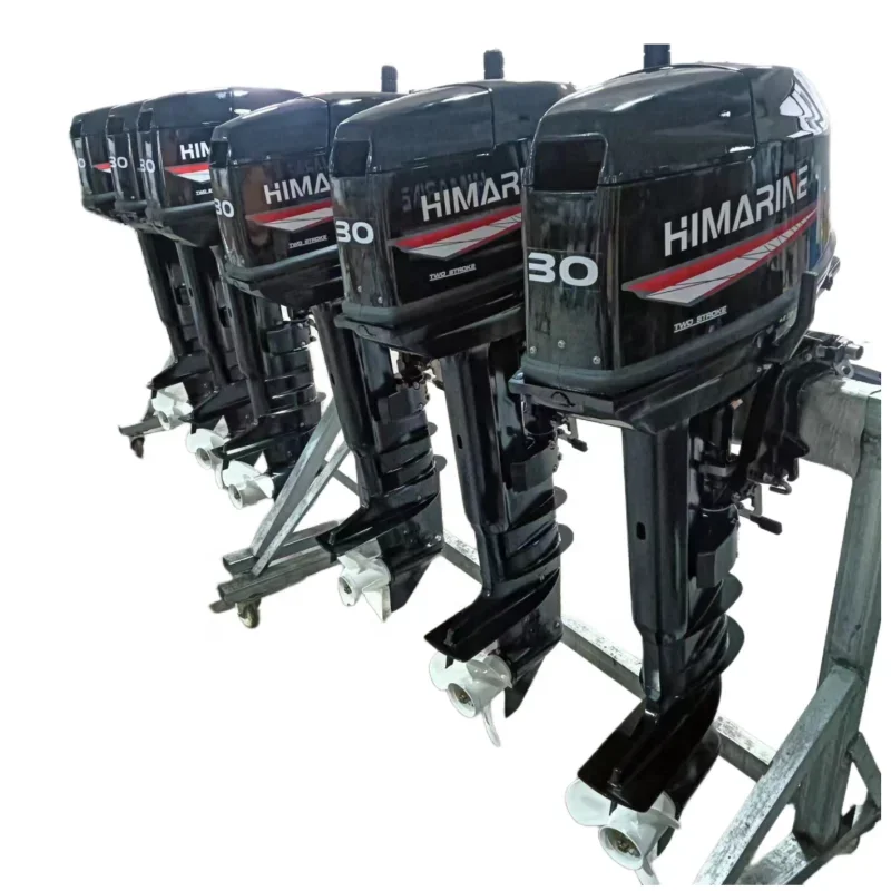 Черный подвесной мотор HIMARINE 30 л.с. 2-тактный лодочный двигатель