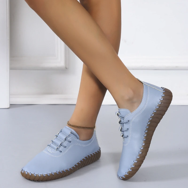 

Women Vulcanize Shoes Spring Summer Platform Shoes Woman Height Increasing Slip on Loafers Female Casual Wedges Sneakers