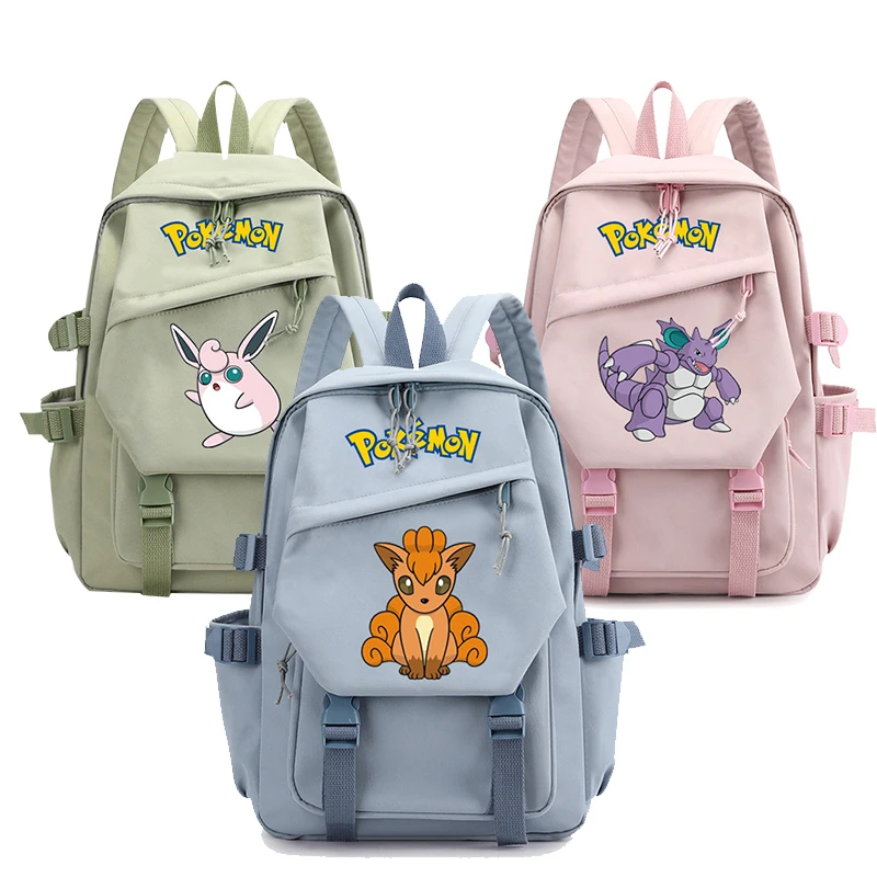 

Водонепроницаемый рюкзак для ноутбука Pokemon Gengar, школьный рюкзак для девочек