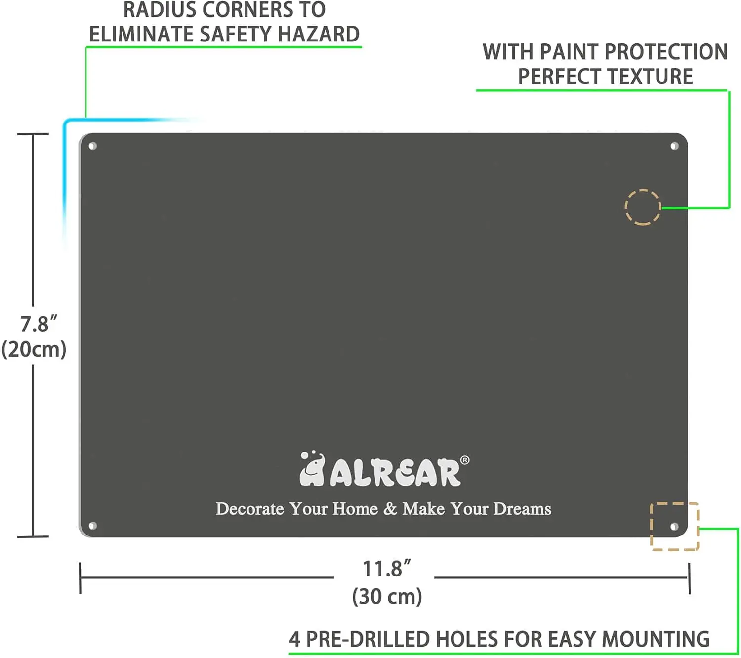Забавный Fshng Metl Sgns Lke House Wll Decor но s mportnter Mn Cve Br Decortons lumnum 12 x 8 дюймов