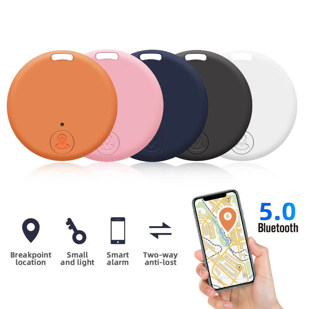 Mini GPS Tracker Bluetooth 5.0 Anti-Lost Device Pet Kids Bag Wallet Tracking for IOS/ Android Smart Finder Locator Accessories