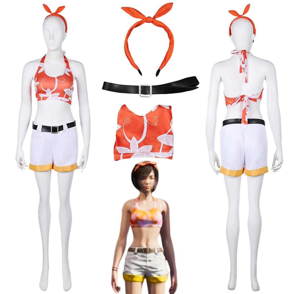 Костюм бикини Yuffie Kisaragi с принтом для косплея финальная игра косплей фантазия VII