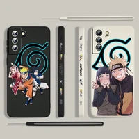 cute anime naruto boy for samsung galaxy s22 s21 s20 s10 note 20 10 ultra plus pro fe lite liquid left rope phone case cover