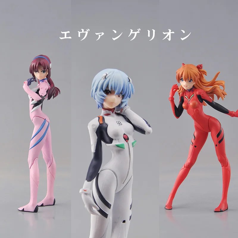 Оригинальные неоновые игрушки Genesis Evangelion EVA Gashapon Asuka Langley веселая искусственная