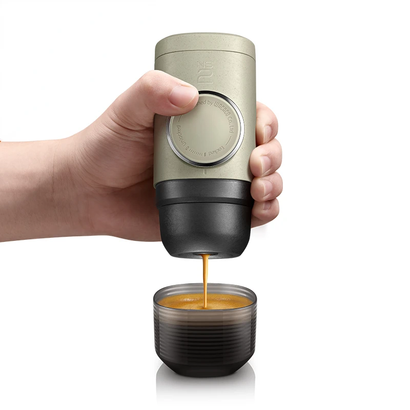 

Minipresso NS2, Portable Espresso Maker, Compatible NS Capsules*, Manually Operated, 18 Bar Small Handheld Coffee Machine