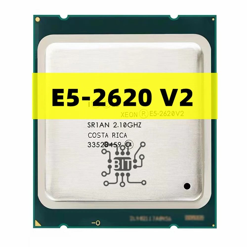 Used E5 2620 V2 LGA 2011 CPU Processor 2.1Ghz 6-core and 12 threads 80W E5-2620 V2 support X79 motherboard Free Shipping