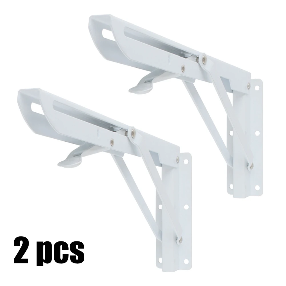 

2PCS Campervan Folding Bracket Table Shelf Stainless Steel Angle Bracket Wall Mount Bracket Motorhome Caravan Finish Hardware