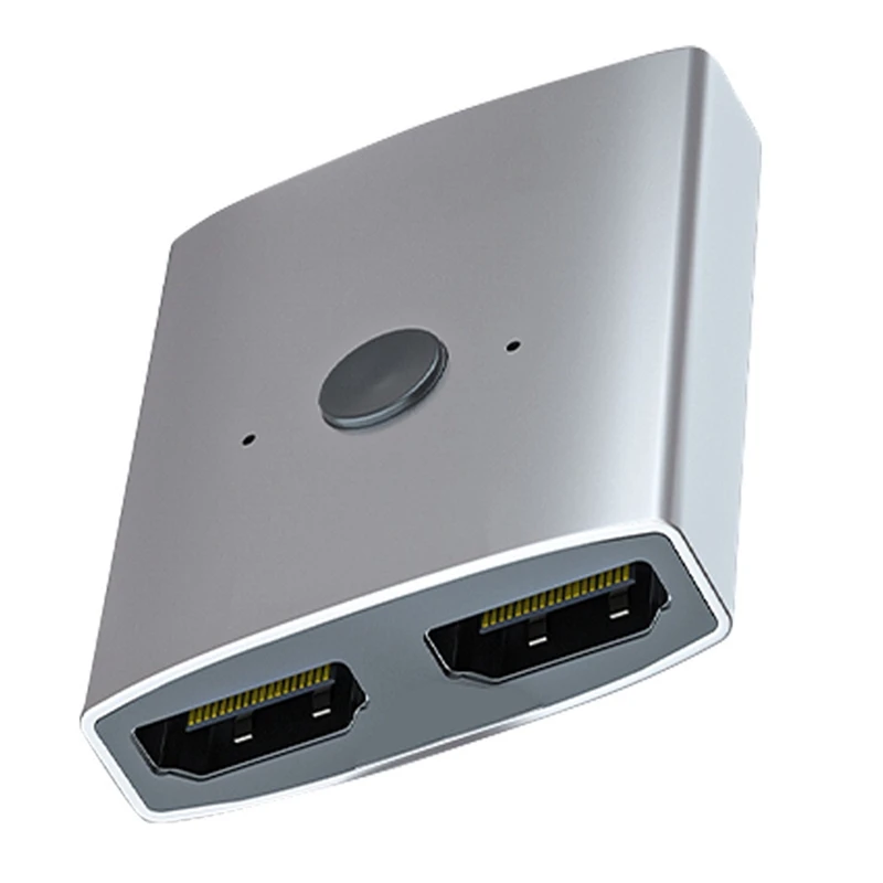 

HDMI-Compatible Switcher 2 In 1 Out 4K 60HZ Video HD Split Screen Adapter Bi-Directional HDMI-Compatible Cable Switcher