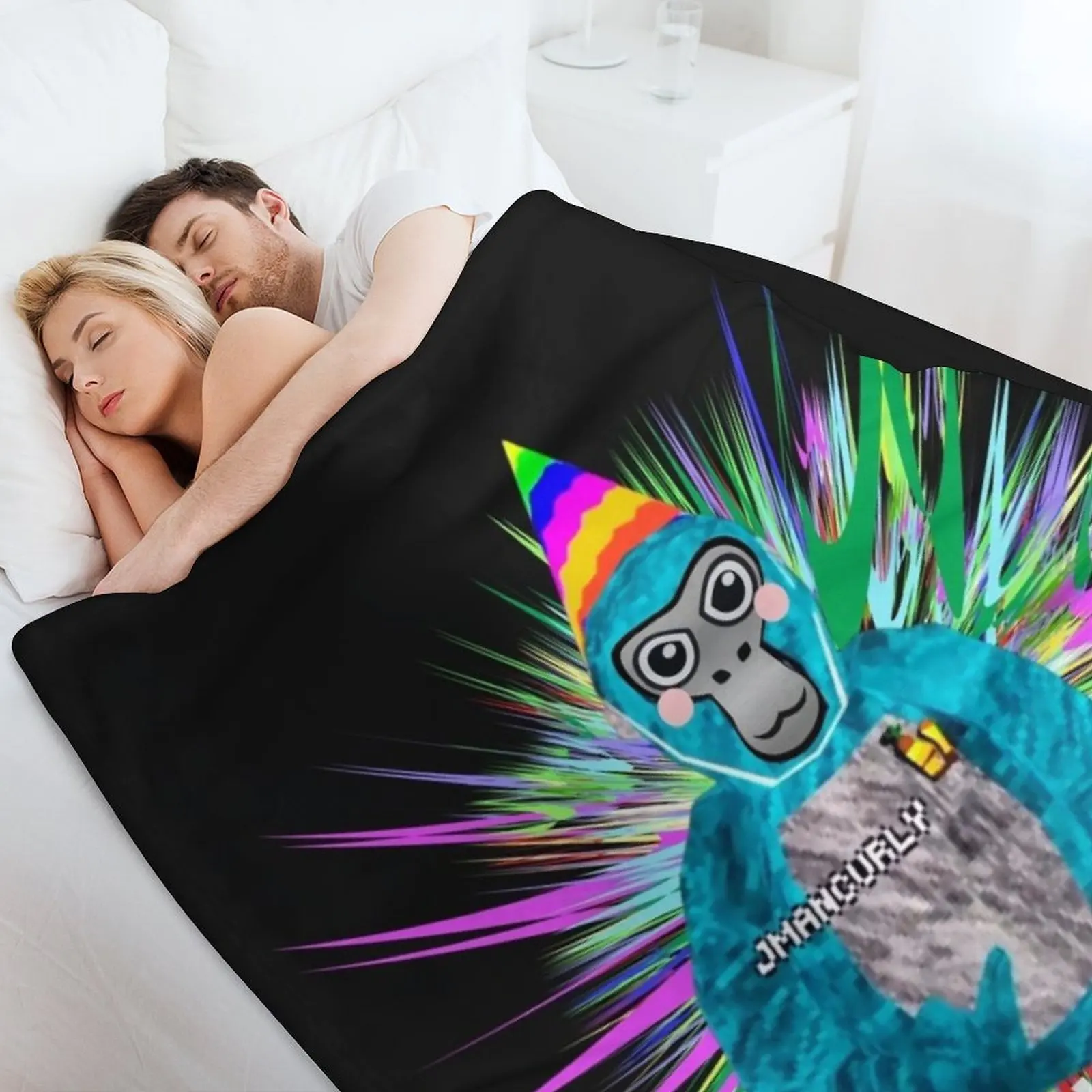 JMANCURLY Gorilla Tag VR геймер дизайн видеоигр пледы для дивана тонкие одеяла