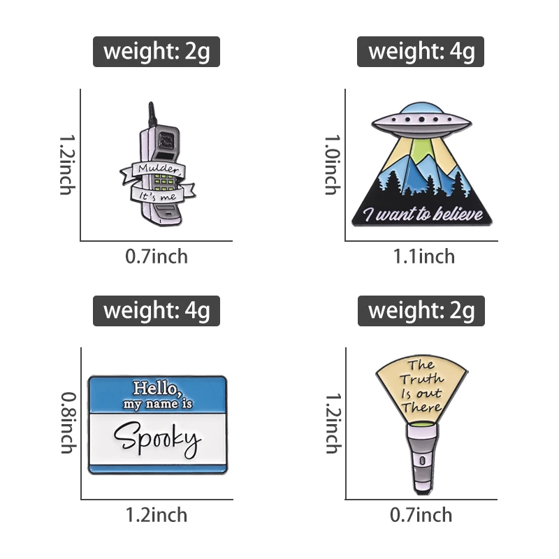 Эмалированные заколки в стиле панк для чтения наборы девушек с двойным конским